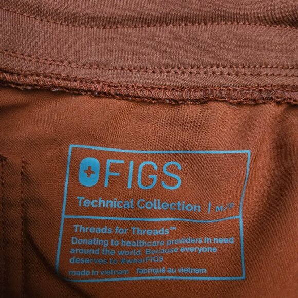 FIGS Auburn Zamora Jogger Scrub Pants MP EUC limited edition medium petite - Picture 4 of 6